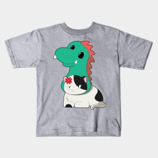 The Dino Cat Kids T-Shirt